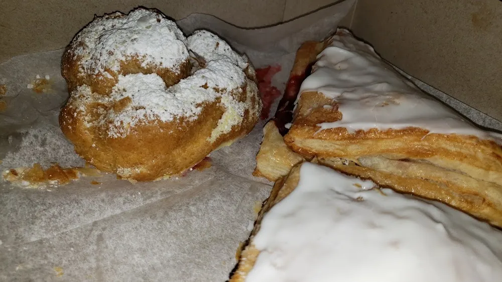 Cream Puff and Strawberry Turnover